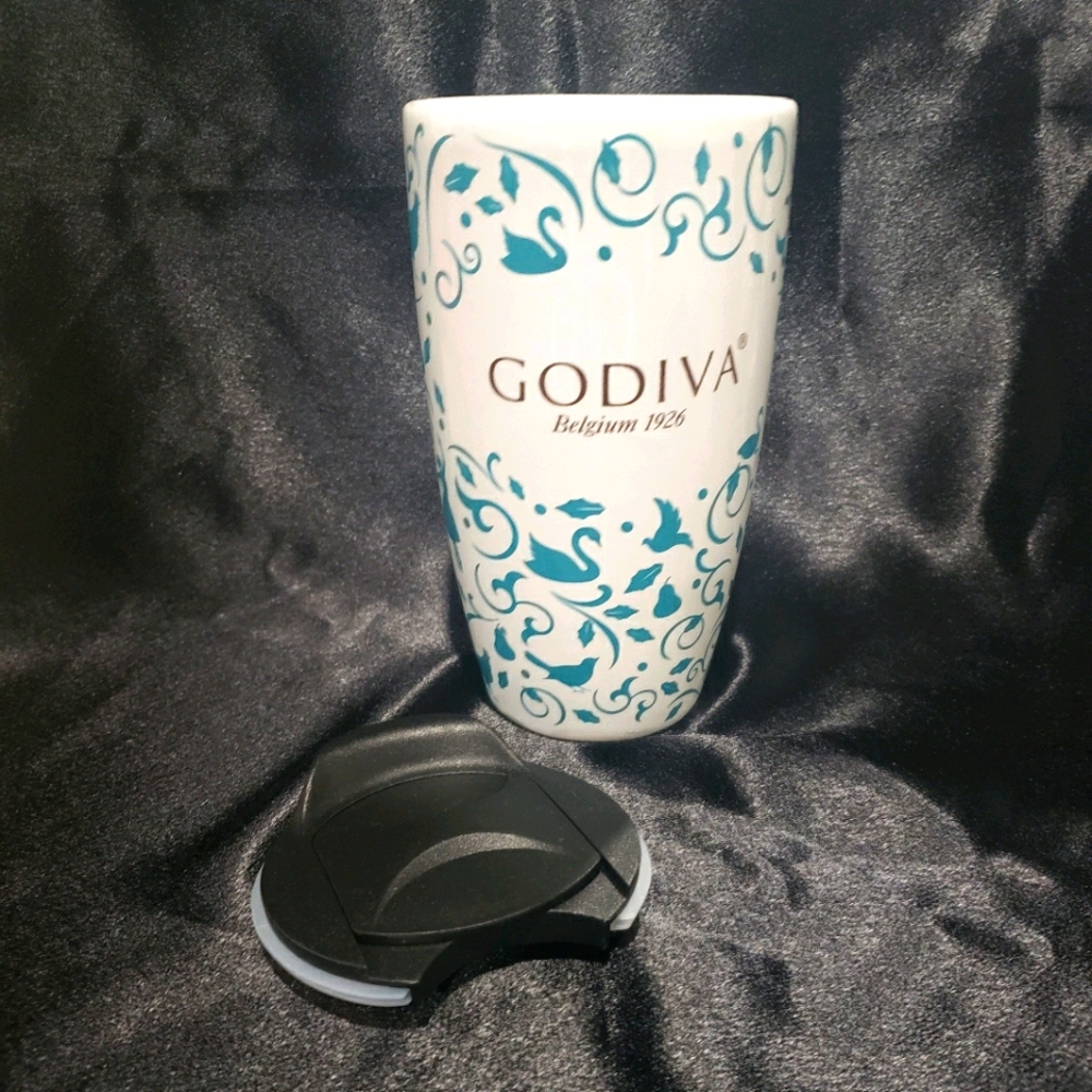 Godiva Stoneware Travel Mug